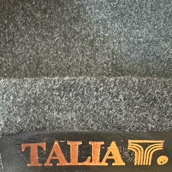 TALLIA Black Knee High Wedge Boots - Picture 6 of 6